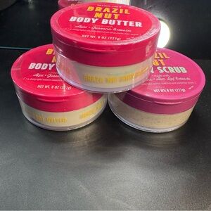 Trader Joe’s Brazil Nut Holiday Gift Bundle, 2 Body Butters + 1 Body Scrub (NEW)